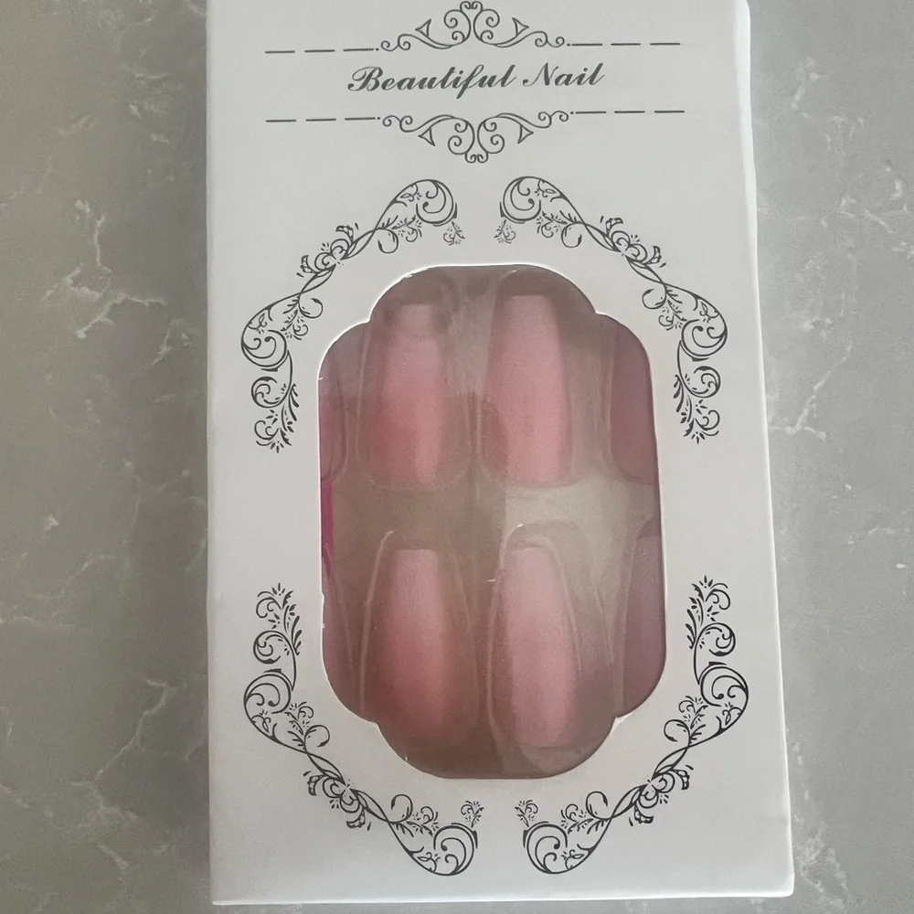 Light Pink Ballet Medium Press-On Nails 24 pieces New - Picture 1 of 3